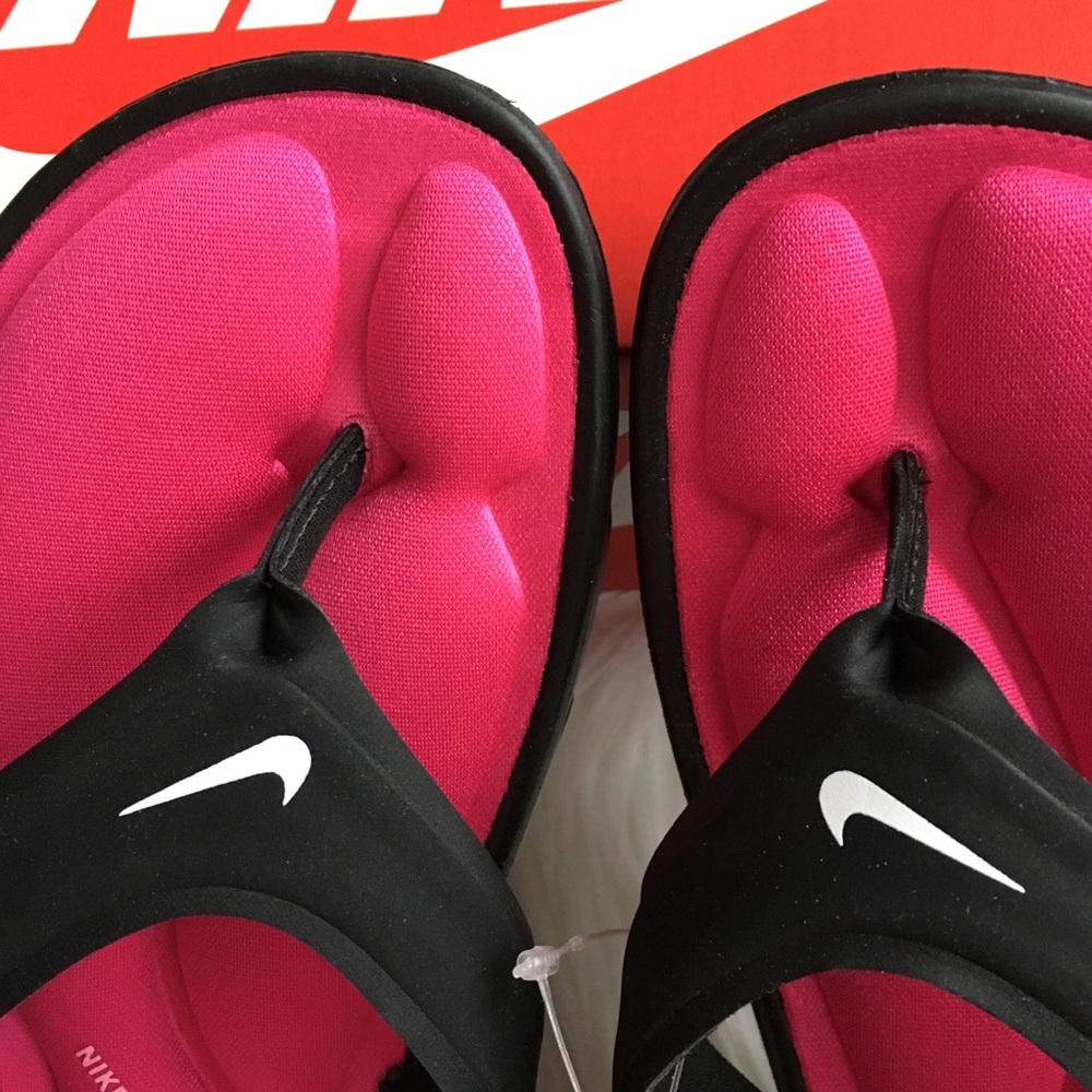 NEW Nike Ultra Comfort thong sandals -pink - Picture 3 of 7